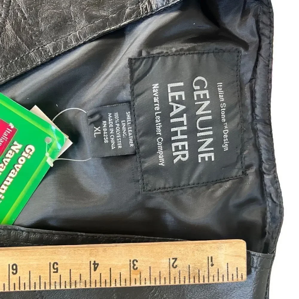 Navarre leather vest